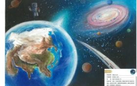 厲害！漢中這名小學(xué)生的畫作，上太空了！縮略圖