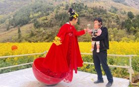 云巔巴山喜迎嘉賓，棧道花海歡慶盛典 | 快來寧強(qiáng)巴山棧道花海共同邂逅春的美麗縮略圖