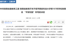 省級榮譽稱號！漢中這些學校被授予 →縮略圖