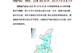 霜凍預(yù)警！平均氣溫下降4-6℃！陜西發(fā)布未來多日天氣預(yù)報→縮略圖